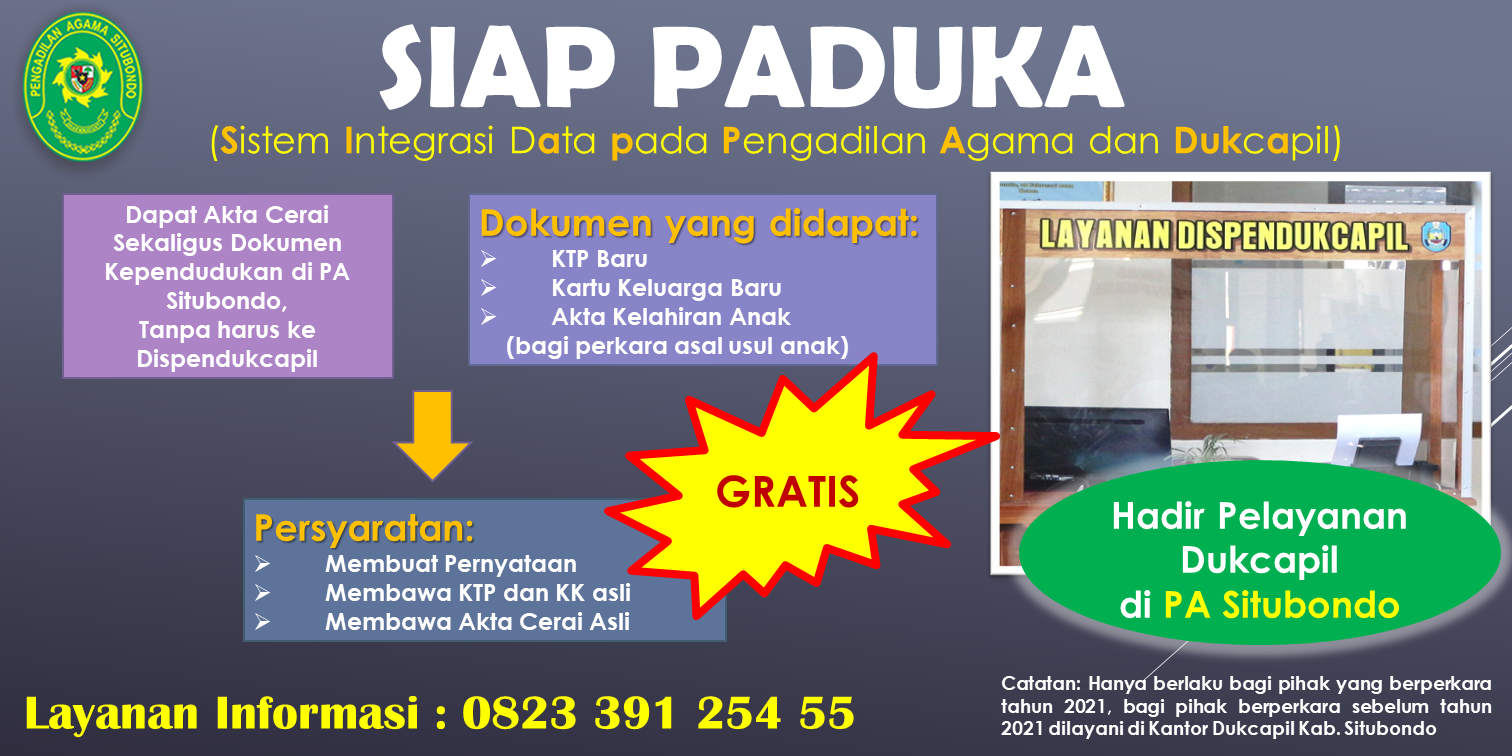 “SIAP PADUKA” Terobosan Layanan Profesional PA Situbondo